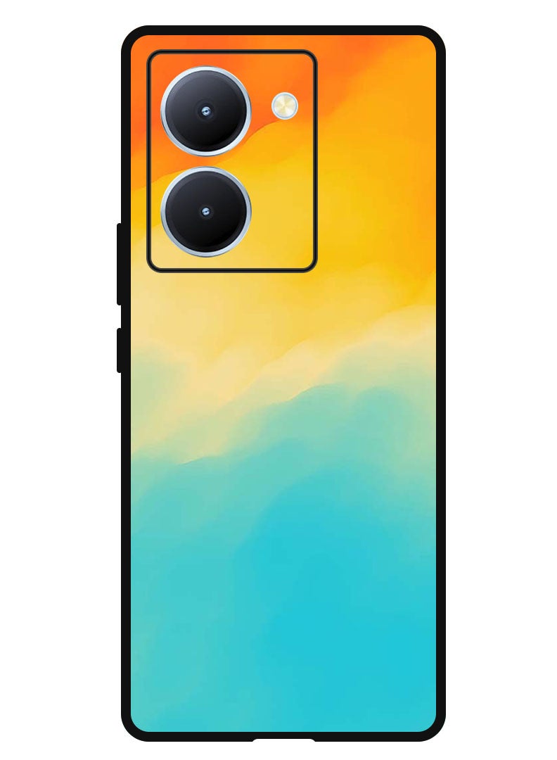 Theodor Protective Case Anti Scratch Shock Proof Bumper Cover For ViVo Y78 China Shades Of Orange Yellow Blue - Image 1