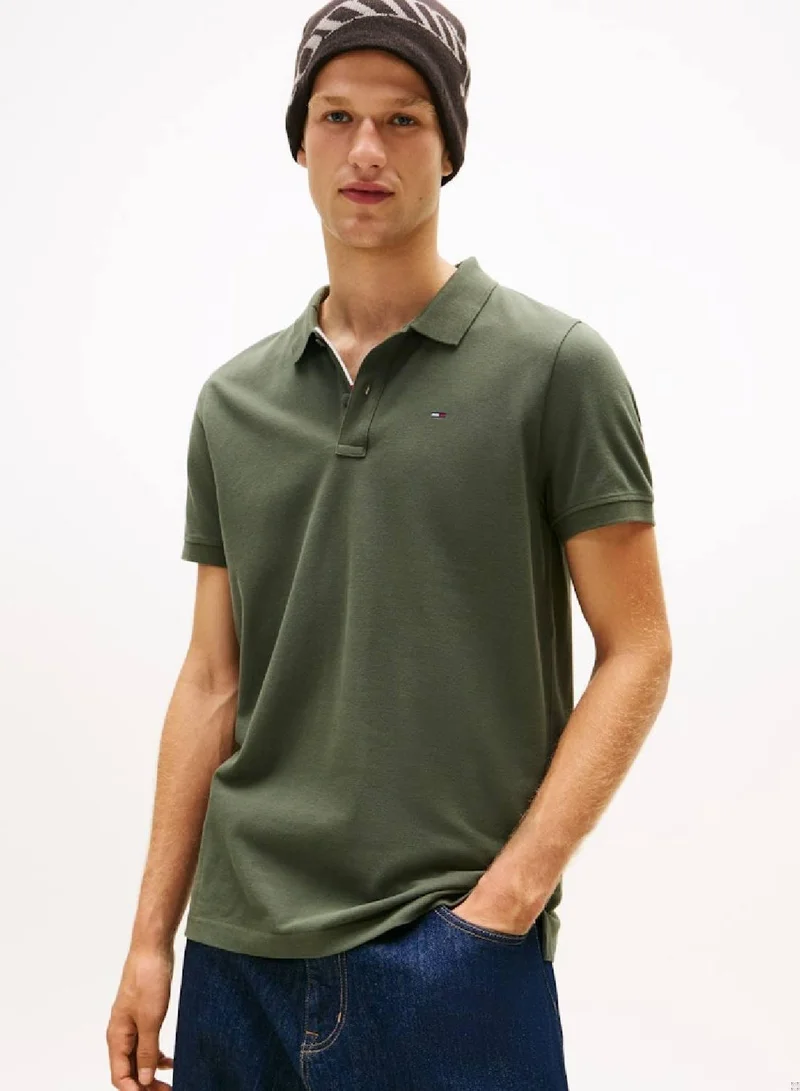 Flag Slim Polo Shirt