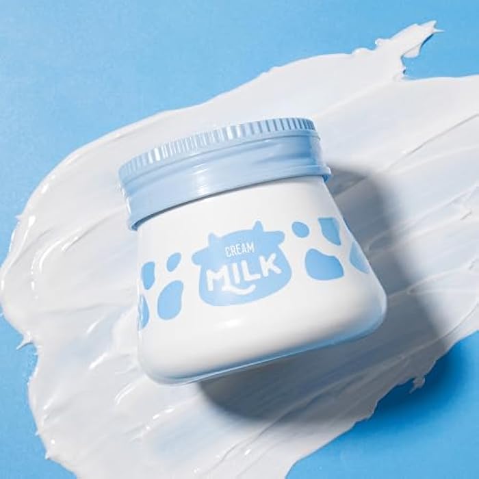 DLZZRS Face Milk Cream, Moisturizing Nourish Face Moisturizer Hydrating & Smooth Dry Skin, Day & Night Cream for Girl Women Beauty Moisturizer Daily Care Milk Facial Cream - Image 1
