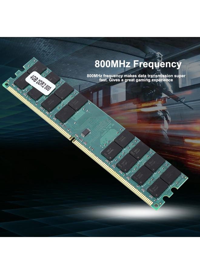 Thoraya - 4GB Large Capacity DDR2 Memory Module 800MHz Fast Data Transmission RAM DDR2 4GB for AMD - Image 1