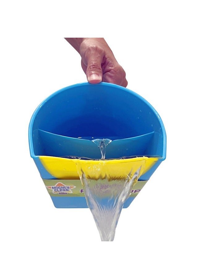 Mighty Clean Baby - Shampoo Rinse Cup | Baby Bath Rinser Pail To Wash Hair And Wash Out Shampoo By Protecting Infant Eyes - Kids Bathing Without Tears - Image 1