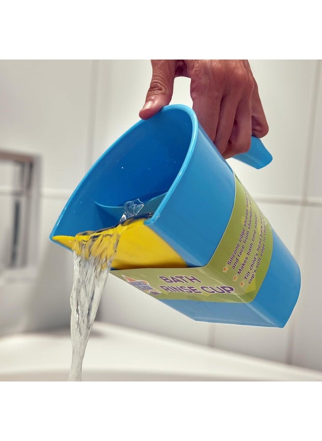 Mighty Clean Baby - Shampoo Rinse Cup | Baby Bath Rinser Pail To Wash Hair And Wash Out Shampoo By Protecting Infant Eyes - Kids Bathing Without Tears - Image 1