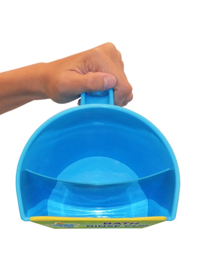 Mighty Clean Baby - Shampoo Rinse Cup | Baby Bath Rinser Pail To Wash Hair And Wash Out Shampoo By Protecting Infant Eyes - Kids Bathing Without Tears - Image 1