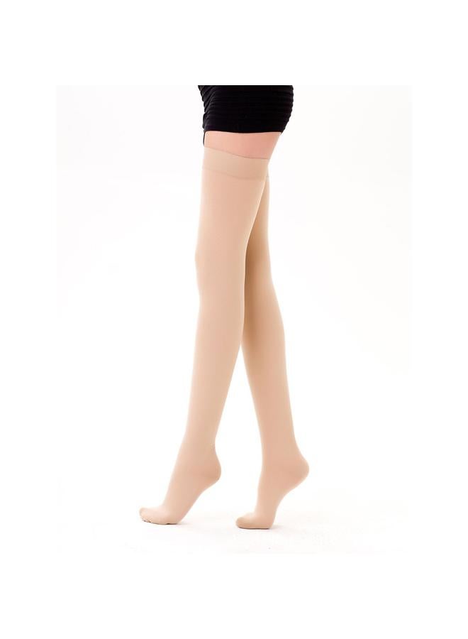 Bluejw Medical Secondary Pressure Stockings Open-toe Health Care Stovepipe Leg Socks Thrombosis Vein Anti-varicose Stretch Socks For Pregnant Women  - Image 1