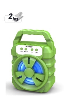 Generic Portable Bluetooth Speaker Mini Computer Audio Subwoofer Speaker Green  - Image 1