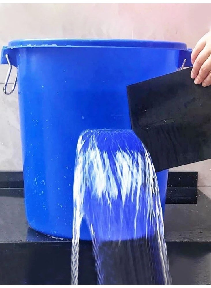 Strong sealing tape, a roll of black, waterproof and leak-proof adhesive tape for repairing leaks with high strength and durability. - Image 5