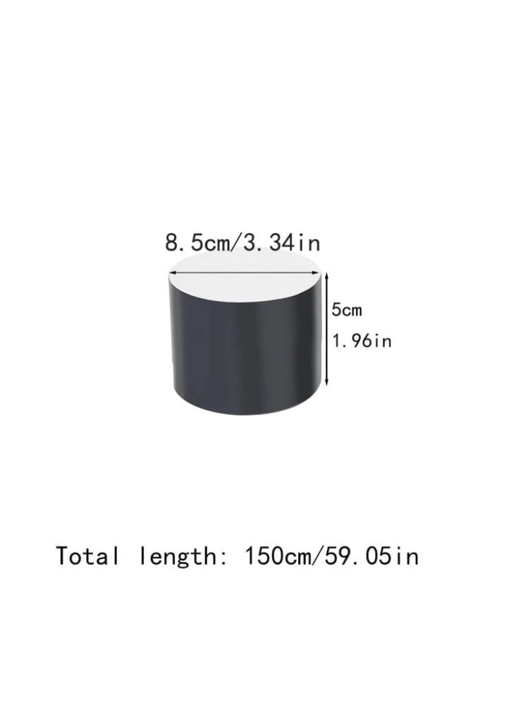 Strong sealing tape, a roll of black, waterproof and leak-proof adhesive tape for repairing leaks with high strength and durability. - Image 3
