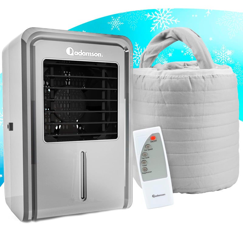 Adamson B10 Gray Bed Cooling System Twin 75 L x 39 W Water Bed Cooler Ideal for Hot Sleepers 100 Cotton Mattress Cooling Bed Pad for Night Sweats 5Year Assurance