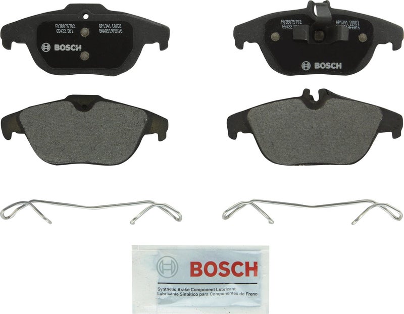 BOSCH BP1341 QuietCast Premium Semi-Metallic Disc Brake Pad Set - Compatible With Select Mercedes-Benz C180, C200, C230, C250, C300, C350, E350, E400, E550, GLK250, GLK300, GLK350; REAR - Image 5