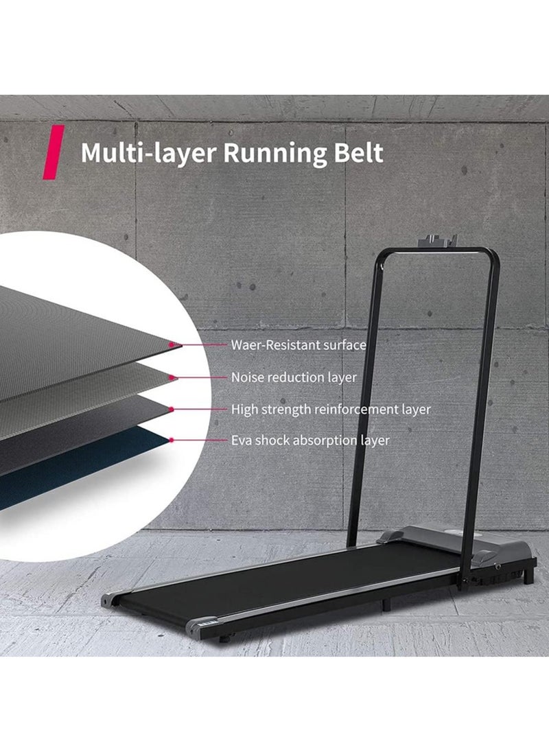 Walking Pad Under Desk Treadmill Treadmills for Home 2 in 1 Walking Machine Portable Folding Electric Motorized Walking and Jogging Machine for Home and Office Workout with Remote Control LED Display - pzsku/ZD713B1D3A2DA7333E7A0Z/45/_/1718358777/7e1514bd-af3c-4fe3-9e2a-43b7c20c621f