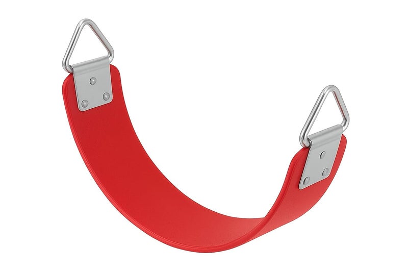 REZNOR Heavy Duty Flexible EVA Swing Seat with Metal Triangle Ring for Kids & Adults - Red | 300KG Weight Limit - Image 1