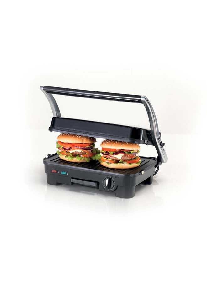 KENWOOD Health Grill 1800 W HGM50.000SI Silver/Black - Image 2