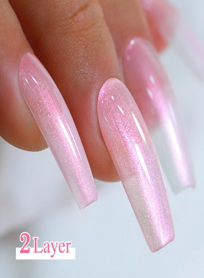 Double Rhythm طقم طلاء أظافر جل شفاف ذو إيقاع مزدوج من 6 ألوان - بيبي لايت باستيل حليبي - طقم بدء فن الأظافر DIY صالون منزلي (أبيض وردي أزرق أخضر أصفر بنفسجي - كيت 8) - Image 4