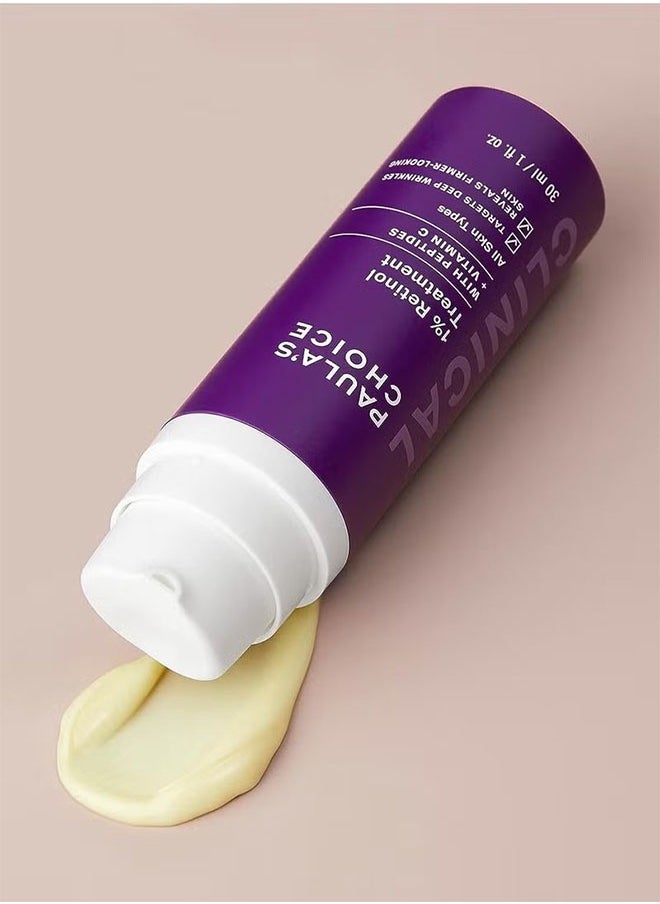 PAULA'S CHOICE 1% Retinol Treatment Cream Peptides, Vitamin C & Licorice Extract Anti-Ageing & Wrinkles 30ml  - Image 2