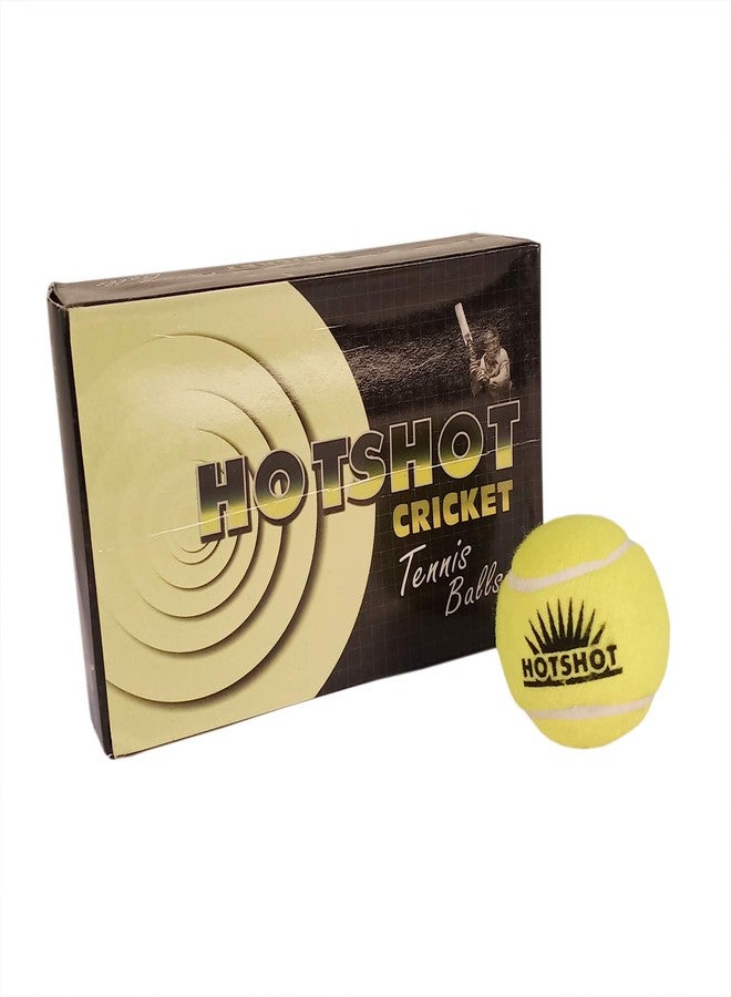 Prokick Hotshot Cricket Tennis Ball - Light Weight, Pack of 6 (Yellow) - Image 3