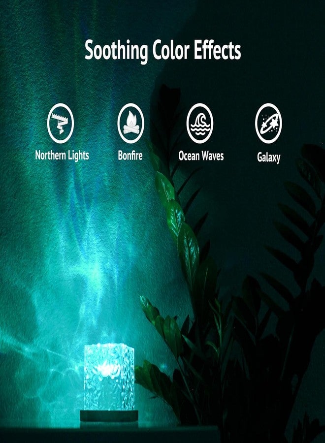 BIGXEN مصباح ليلي LED بتقنية عرض أمواج المحيط الديناميكية من BIGXEN Crystal، 16 في 1، مع جهاز تحكم عن بعد، مصباح ثلاثي الأبعاد بتأثير الماء لغرفة النوم وغرفة المعيشة، رومانسي - قطعة واحدة، متعدد الألوان - Image 4