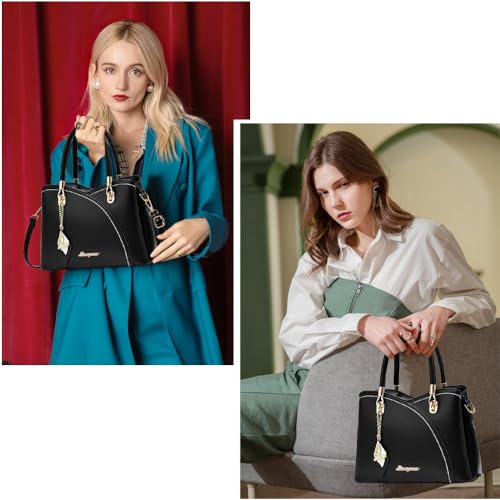 SiMYEER Purses and Handbags Top Handle Satchel Shoulder Bags Messenger Tote Bag for Ladies - Image 2