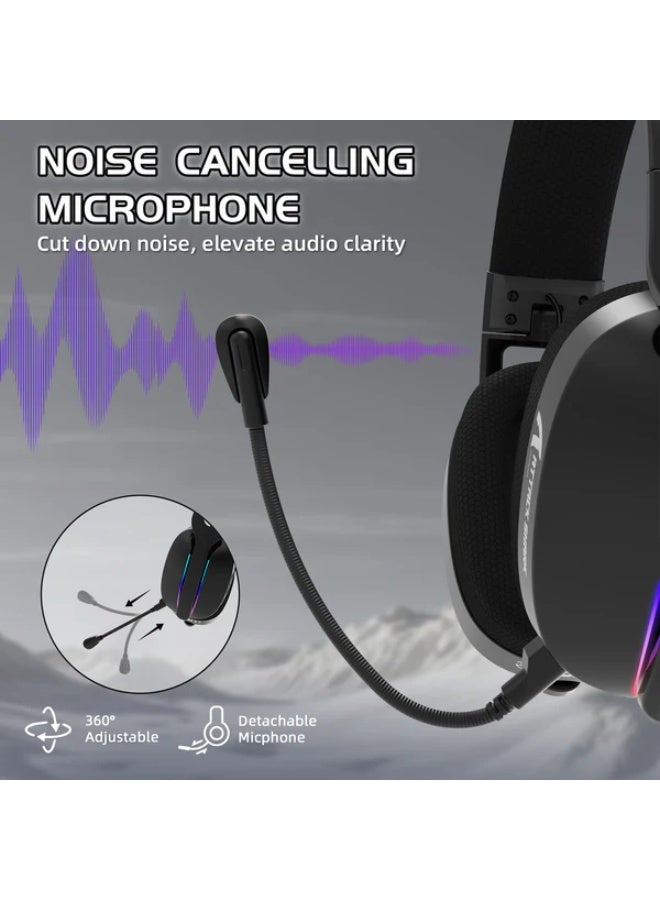Attack Shark L90 Foldable RGB Ultra-Light Tri-Mode Gaming Headset - Image 2