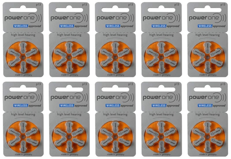 GITHA Power One P13 Hearing Aid Battery (Silver) 60 Cells - Image 5