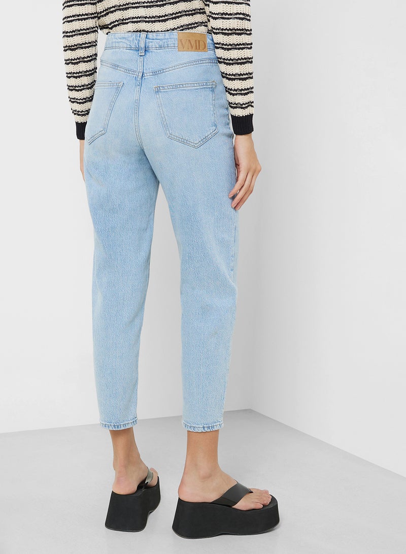 VERO MODA High Waist Mom Jeans  - Image 2