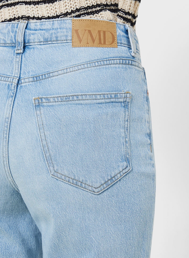 VERO MODA High Waist Mom Jeans  - Image 4