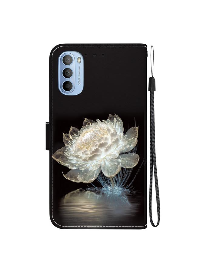 S-TOP Case For Motorola Moto G31 / G41 Crystal Texture Colored Drawing Leather Phone Case - Image 3