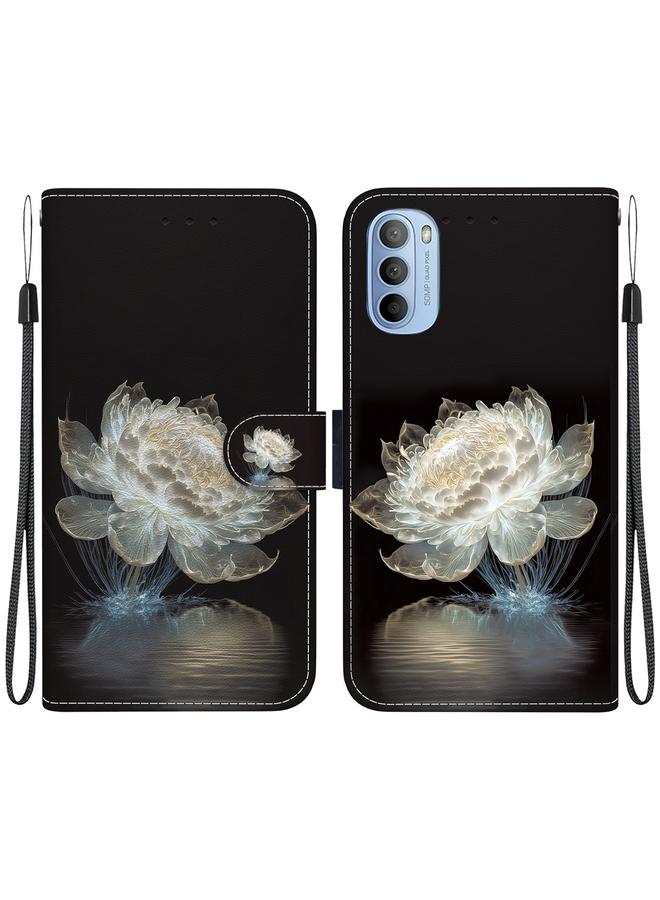 S-TOP Case For Motorola Moto G31 / G41 Crystal Texture Colored Drawing Leather Phone Case - Image 1