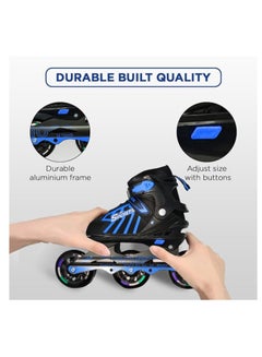 ENDLESS  Inline Adjustable Skates | Aluminium Chassis and 100 mm PU Three Wheels | With ABEC 9 Bearings | Indoor and Outdoor  - Image 4
