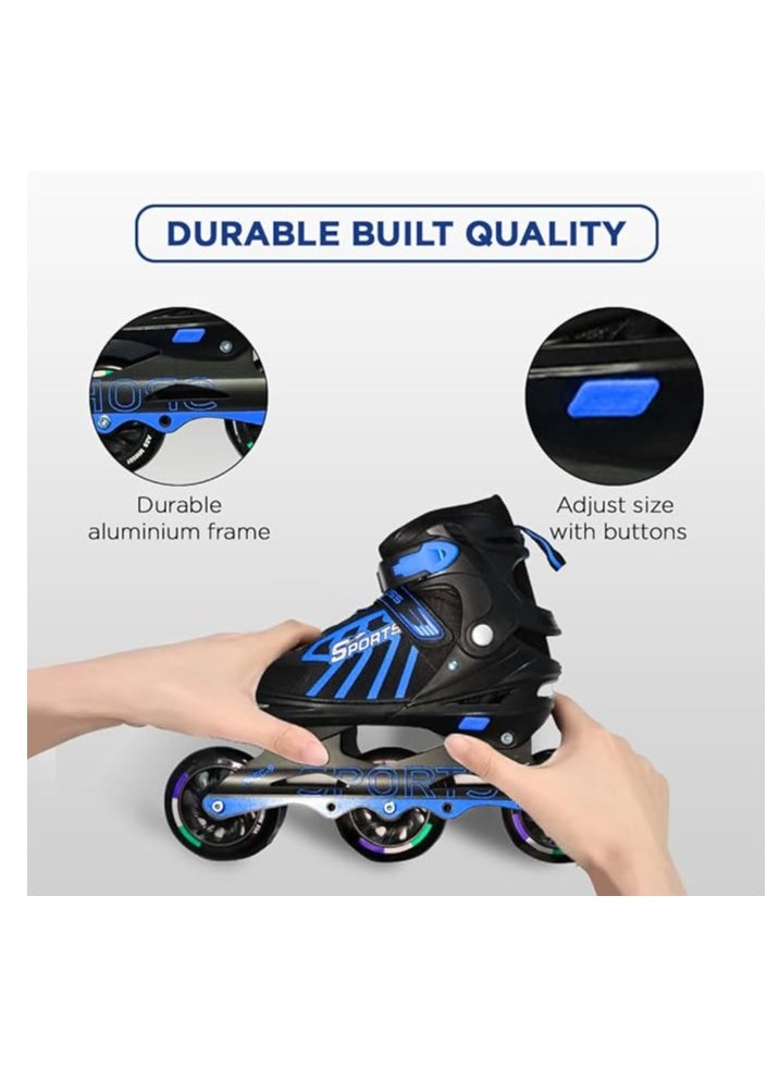 ENDLESS  Inline Adjustable Skates | Aluminium Chassis and 100 mm PU Three Wheels | With ABEC 9 Bearings | Indoor and Outdoor  - Image 4