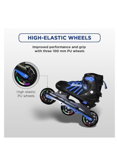ENDLESS  Inline Adjustable Skates | Aluminium Chassis and 100 mm PU Three Wheels | With ABEC 9 Bearings | Indoor and Outdoor  - Image 5