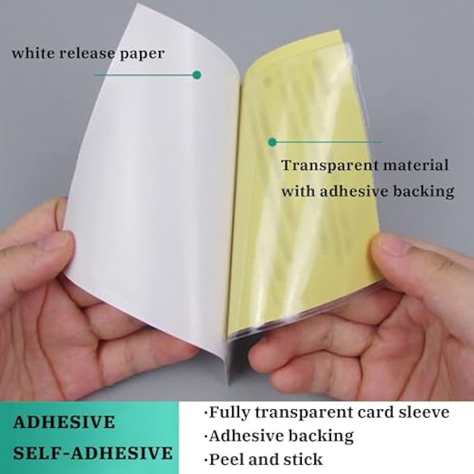 rayihni 3PCS Self-Adhesive Car Tax Disc & Parking Permit Holder for Car Windscreen, Clear Square PVC Badge Protector - Easy Stick-on Organiser for Permits and Tickets - Image 3