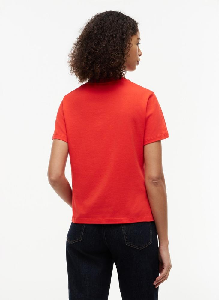 TOMMY HILFIGER Logo Jersey Crew Neck T-Shirt - Image 2