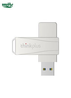BURAQ Lenovo Thinkplus USB 3.0 Rotating Flash Drive, Memory:256GB(Silver)  - Image 3