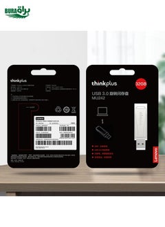 BURAQ Lenovo Thinkplus USB 3.0 Rotating Flash Drive, Memory:256GB(Silver)  - Image 5