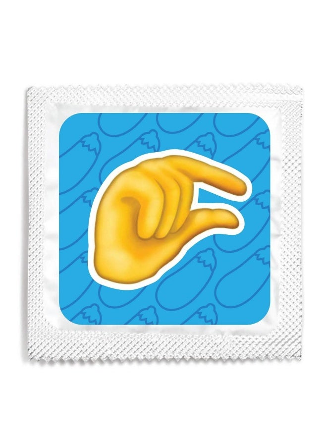 Size Matters Emoji Latex Condom