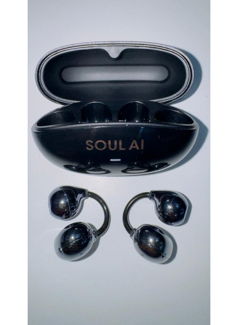 إكسيل مشابك أذن ذكية XCELL SOUL-CLIP مدعومة بالذكاء الاصطناعي، ترجمة فورية مباشرة، دعم مكالمات صوتية ومرئية، مركز ذكاء اصطناعي للاتصال الذكي - Image 2