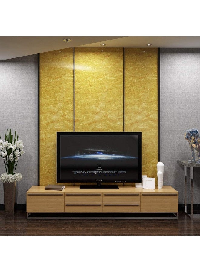 ويسدم ورق حائط رخامي أصفر WISDOM™ مقاس 12 بوصة × 60 بوصة قابل للتقشير واللصق ورق اتصال رخامي لأسطح العمل ورق اتصال ذاتي اللصق مقاوم للماء من الفينيل لسطح العمل ورق حائط رخامي - Image 5