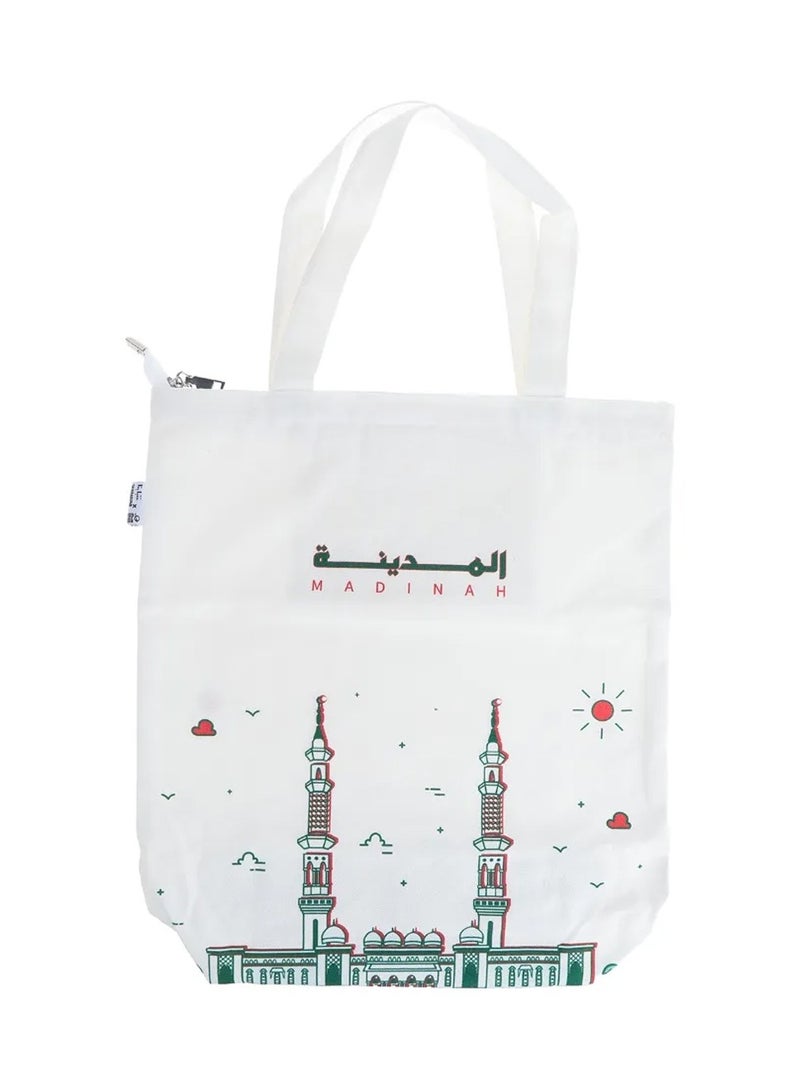 SHABABUNA x HNAK Shababuna x Hnak Our Kingdom Madina Canvas Tote Bag TA0004-1  - Image 2