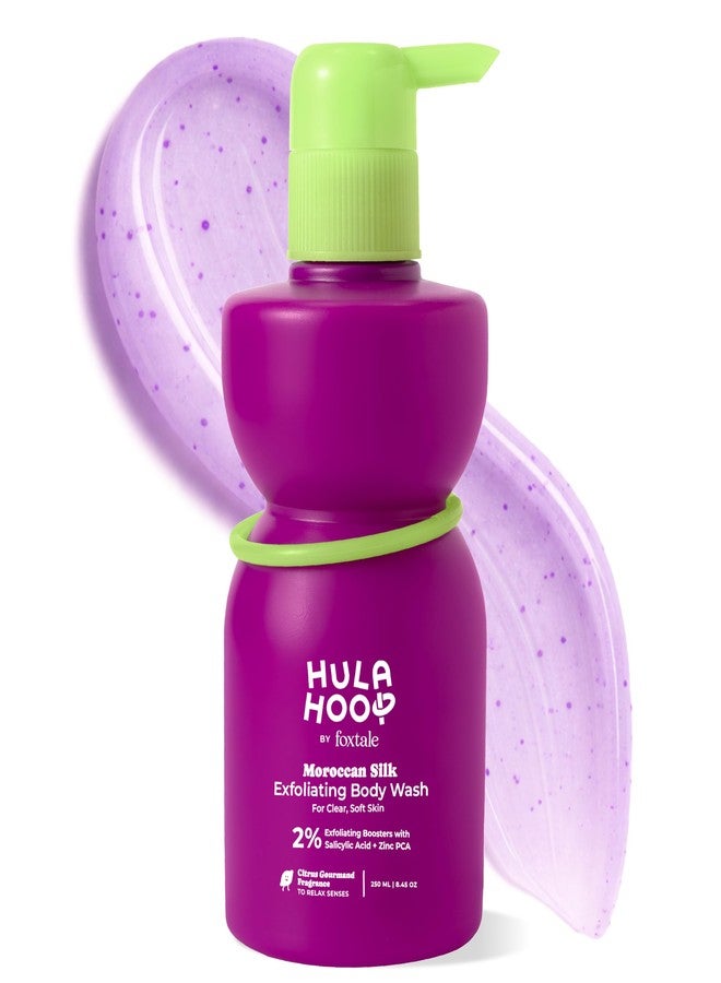 foxtale Hula Hoop Exfoliating Body Wash by Foxtale | 2% Salicylic Acid + Zinc PCA | Reduces Body Acne, Strawberry Legs & Tan | Exfoliates & Moisturizes to Reveal Smooth & Bump-free Skin | 250ml - Image 1