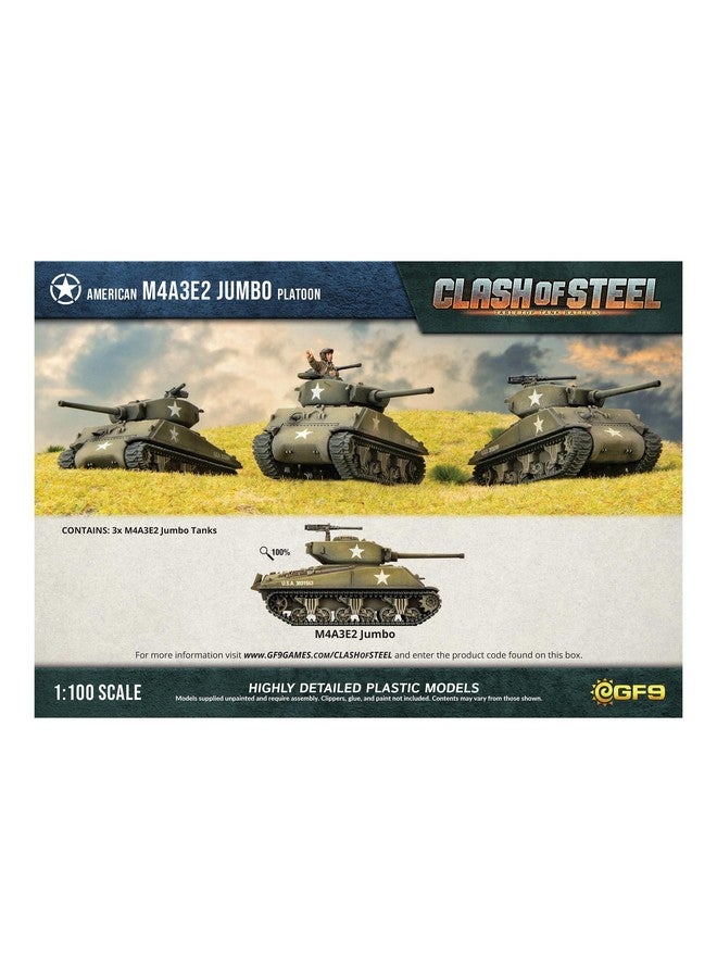Gale Force Nine Gale Force Nine - Clash of Steel - M4A3E2 Jumbo Tank Platoon - Image 3