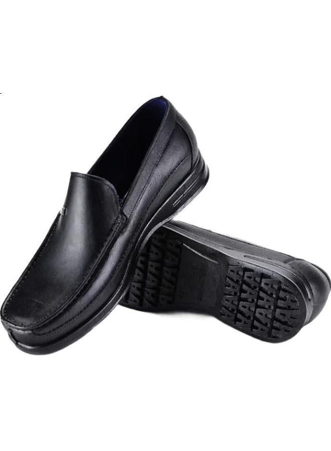Warrior Rain Boots For Men And Women, Low-Top Waterproof Kitchen Shoes, Rubber Boots, Hxl281-S, Black, Size 40 - Image 1