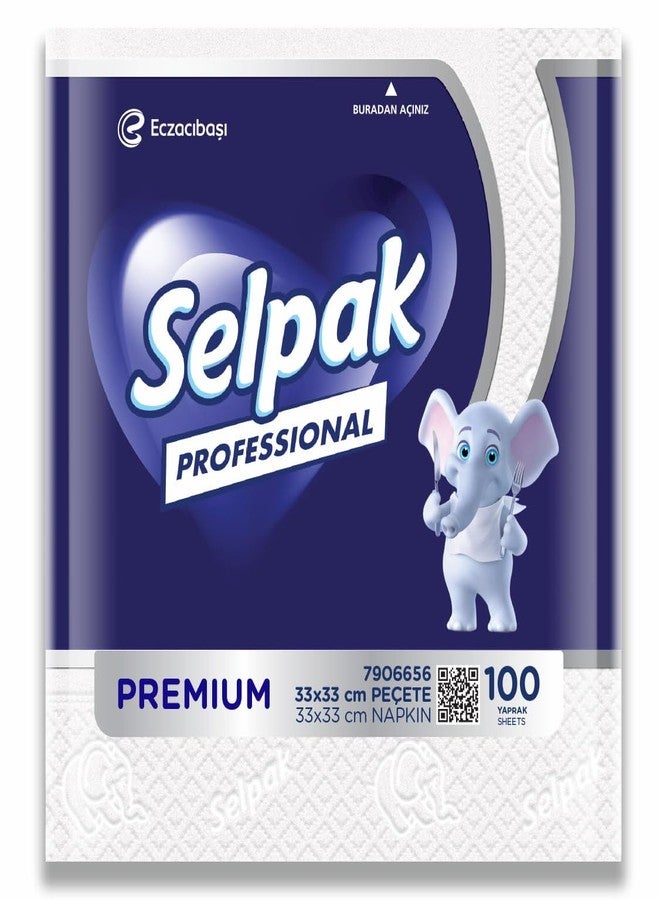 Selpak Professional Premium Luncheon Napkin Tissue 2ply 100sheets - Image 1