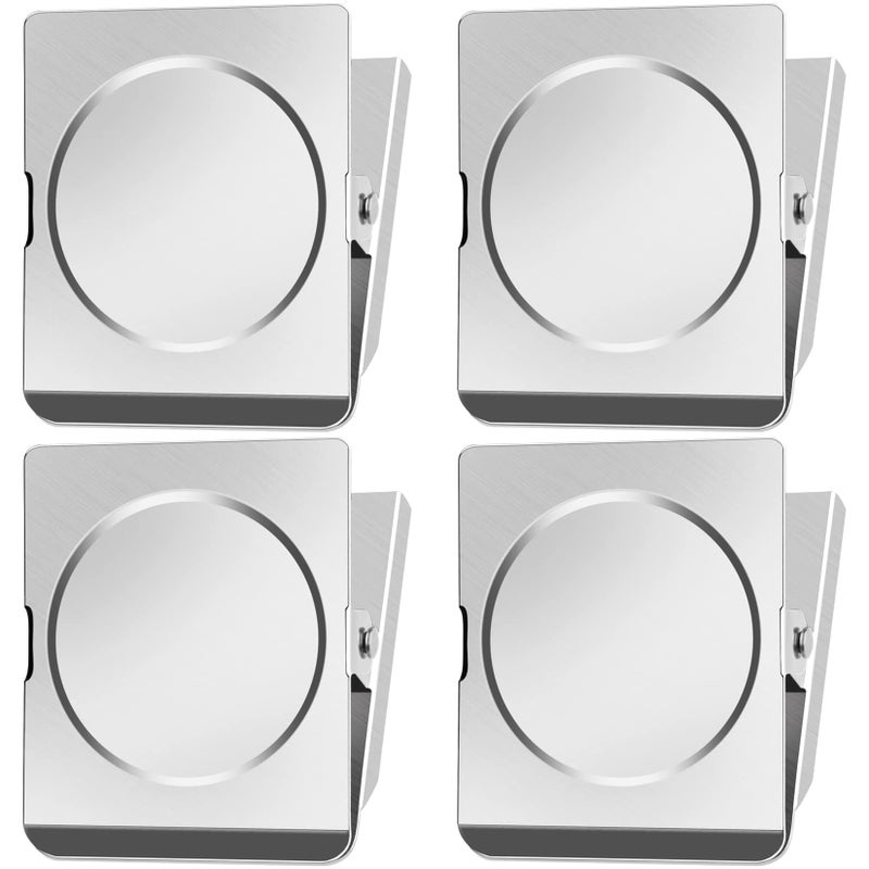 FINDMAG 4 Pack Clip Magnets 2.2 Inch Extra Large Magnetic Clips Heavy Duty, Office Magnetic Clips, Clip Magnets for Home, Office, Whiteboard, Kitchen etc. - Image 1
