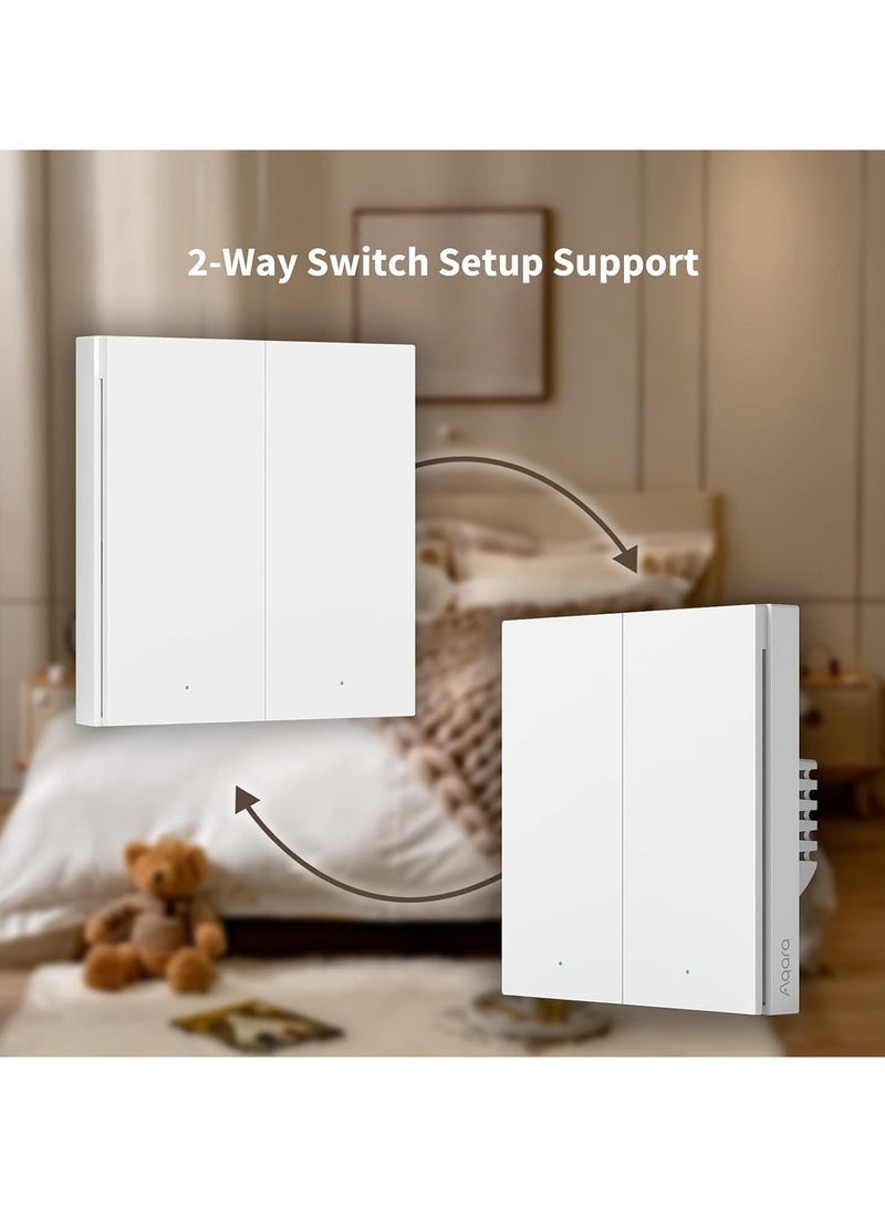 أكارا مفتاح التحكم عن بعد اللاسلكي H1 مزدوج الروك، يتطلب AQARA HUB، Zigbee 3.0، جهاز تحكم عن بعد قابل للتكوين بـ 7 وظائف للأجهزة المنزلية الذكية، متوافق مع Apple HomeKit، IFTTT، Aqara Home - Image 5