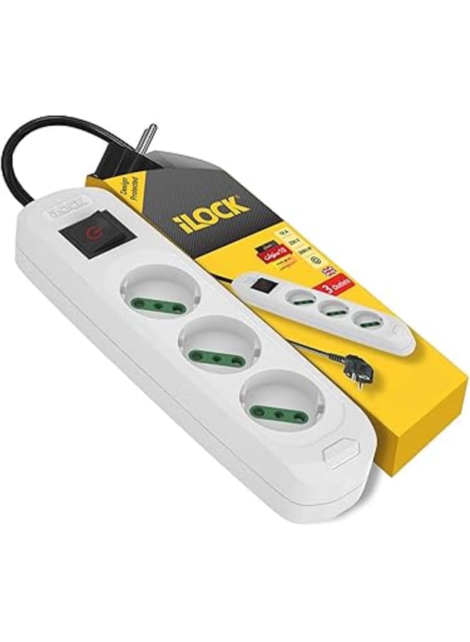 iLOCK 3-Outlet Basic 1.5m iLOCK