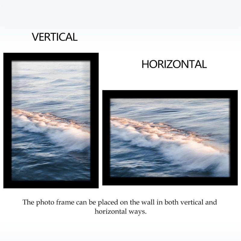 Fisnish 24x36 Poster Frame Black, Poster Frames 24 x 36 inches or 24x36 Picture Frames with HD Plexiglass Durable and Scratch-proof for Horizontal or Vertical Wall Mounting, 1 Pack - Image 5