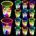 mishunyus 24 Pack Glow Birthday Squad Cups 16oz  Reusable Light Up Party Cups for Adult Birthdays 21st 30th 40th 50th 60th Theme Decorations Supplies Night Club Party Favors - Image 4