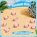 Lewtemi 12 Pieces Mini Resin Axolotl Charm Axolotl Tiny Animal Figurine Gifts Miniature Garden Landscape Aquarium Dollhouse Ornament Potted Plants Decoration DIY Crafts Pink - Image 4