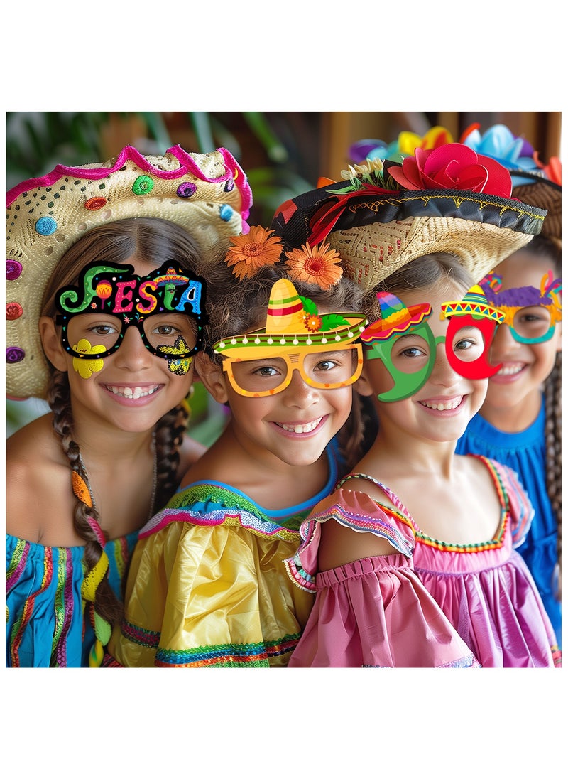 FRUITFUL PARTY Mexican Fiesta Party Glasses, 36pcs Fiesta Party Paper Glasses Set Cinco De Mayo Paper Glasses for Mexican Birthday Party Decorations  - Image 4