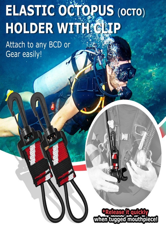 حامل أخطبوط الغوص من OVOVFANY، عبوة من قطعتين، مزود بمشبك دوار 360 درجة - Image 1